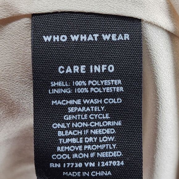 Who What Wear Women's Floral Round Neck Layered Asymmetrical Hem Dress -XS - Picture 6 of 6